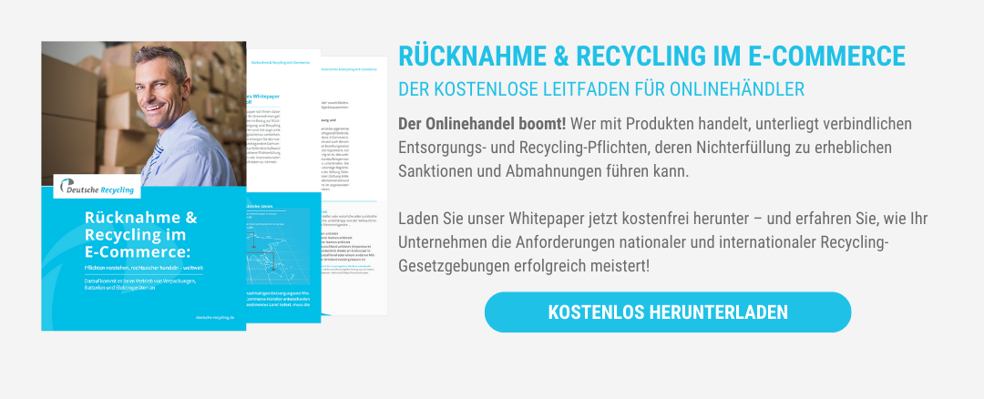 Whitepaper: Rücknahme & Recycling im E-Commerce - Der kostenlose Leitfaden für Onlinehändler