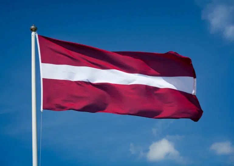 Lettische Flagge